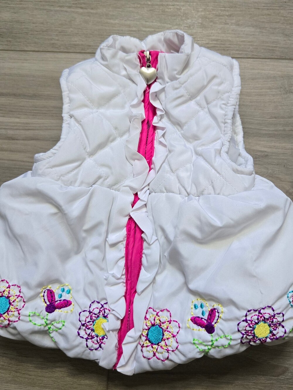 Kids Headquarters Floral Puffer Vest
